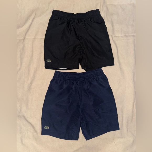 Lacoste  Navy and White Shorts - Picture 1 of 11